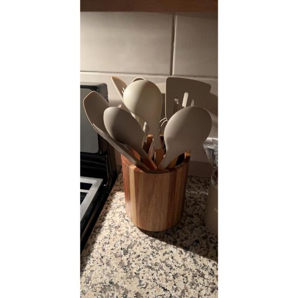 33 pcs Non-Stick Silicone Cooking Kitchen Utensils Spatula Set with Holder - Picture 7 of 16